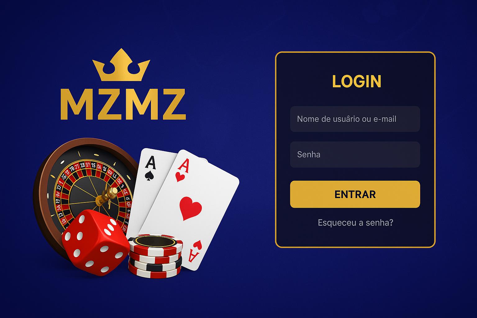 Login no Cassino MZMZ